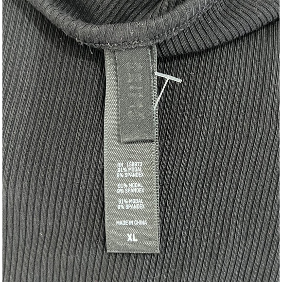 NEW SKIMS Soft Lounge Long Sleeve Dress Black XL - Picture 4 of 5